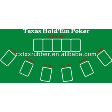 Nova encomenda! Gorgeous Poker Table Top Green Mat Pad Blackjack 21 e Texas HoldEm